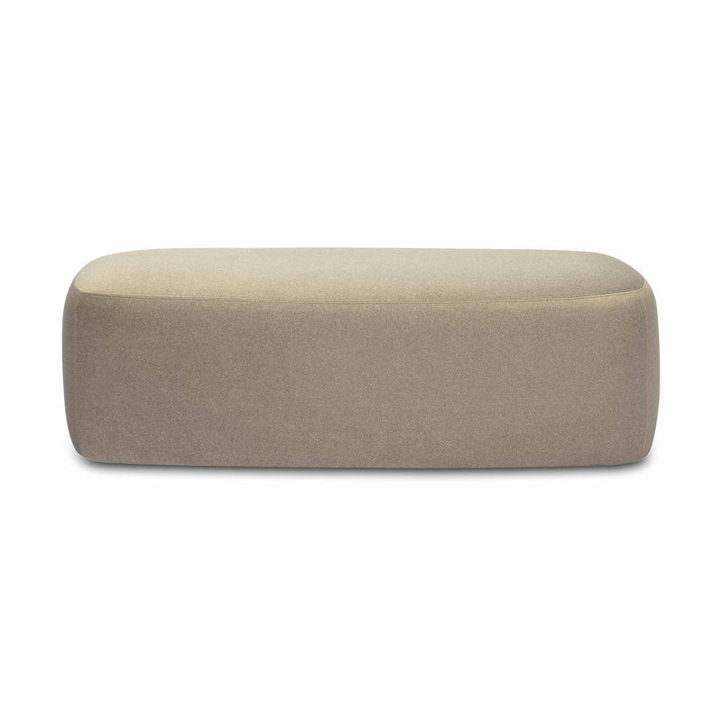 Graceland Faux Mohair Bench