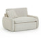 Rachelle Cream Velvet Lounge Chair