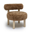 Carmel Vegan Shearling Accent Chair