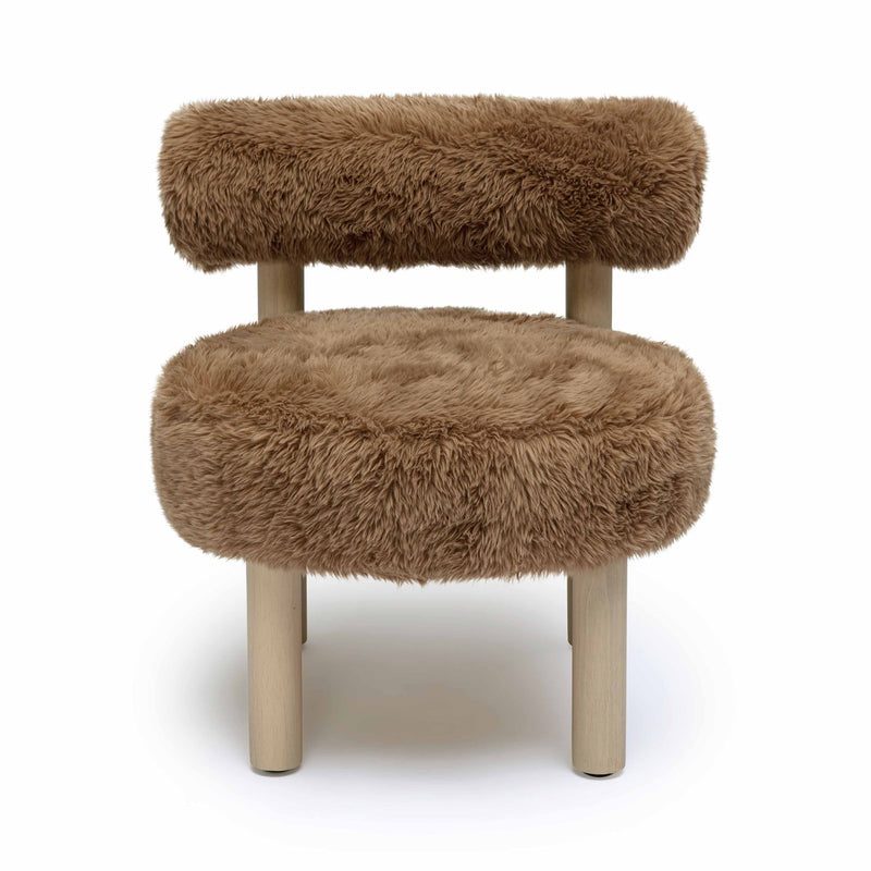 Carmel Vegan Shearling Accent Chair