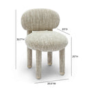 Manu Knubby Performance Fabric Side Chair