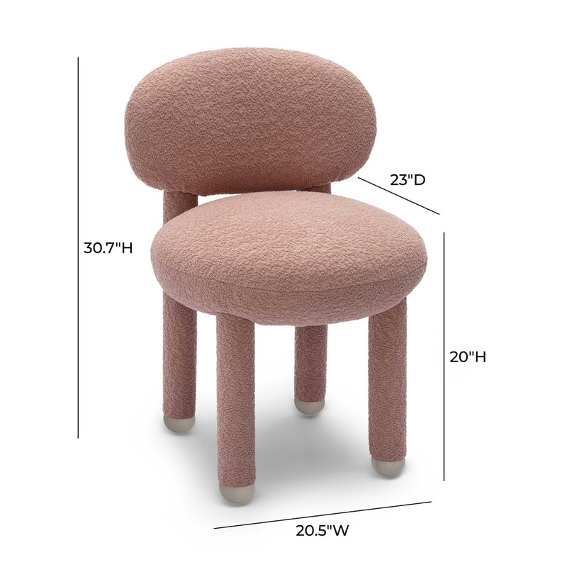 Manu Performance Boucle Side Chair