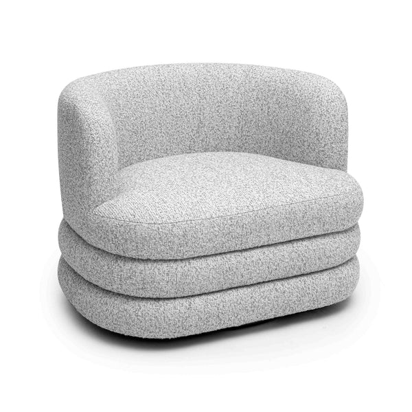 Astor Light Grey Swivel Hotel Lounge Chair