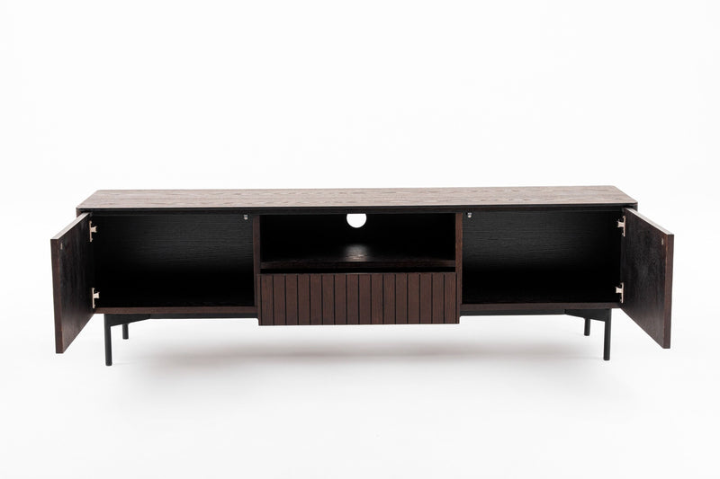 Modrest Calhoun - Modern Smoked Ash TV Stand