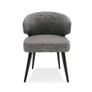 Modrest Carlton Modern Grey Fabric Dining Chair