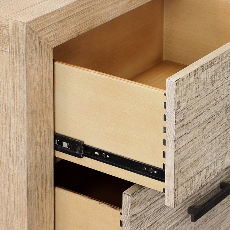 Roux Nightstand Double Drawer