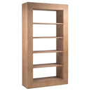 Amaya Bookcase Light Warm Wash Sealed Finish