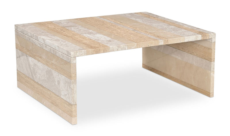 Rosa Coffee Table Rosso Levanto Marble