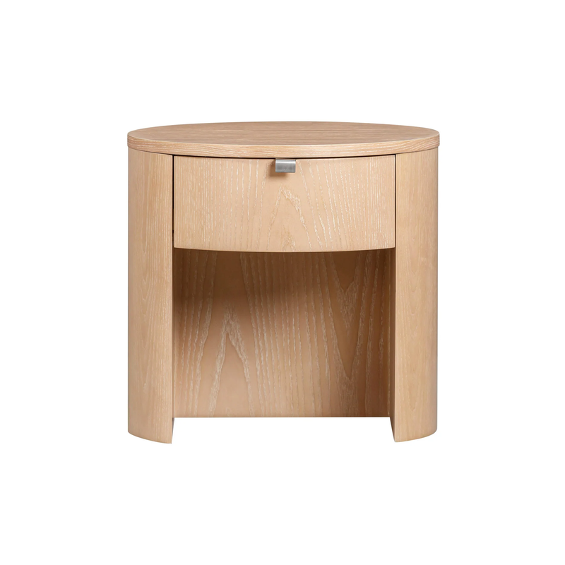 Marlow Wood Round Nightstand