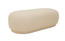 Divani Casa Kael - White Sherpa Ottoman