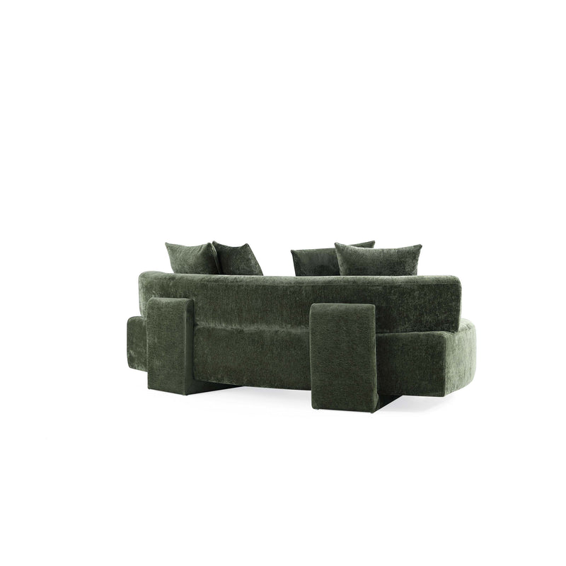 Modern Verandah Chenille 90.6" Sofa