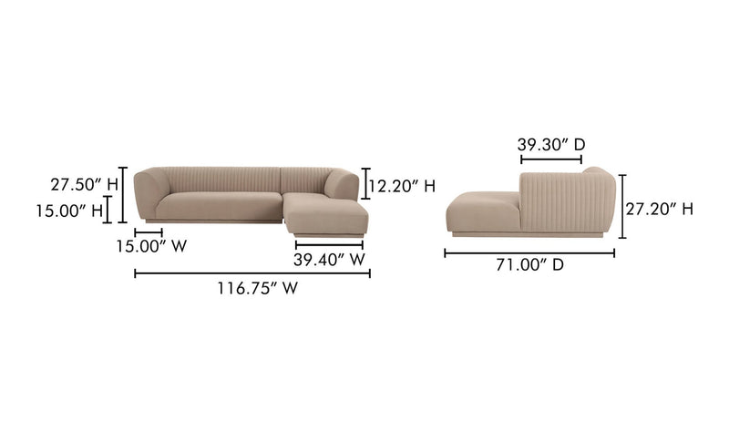 Zandro Sectional Right