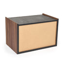 Nova Domus Rado Modern Walnut & Stucco Nightstand