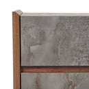 Nova Domus Rado Modern Walnut & Stucco Nightstand