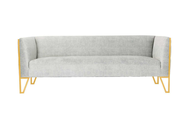 Vector 81" Velvet 3-Seat Sofa