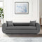 Contemporary Edmonda Velvet Sofa with Pillows