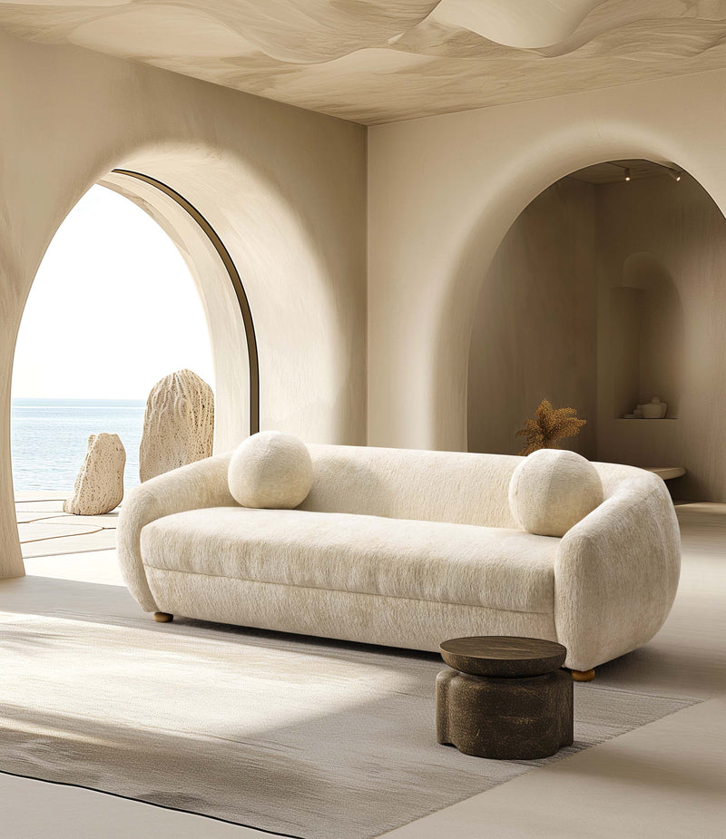 Modern Tribeca Chenille 85.8" Sofa