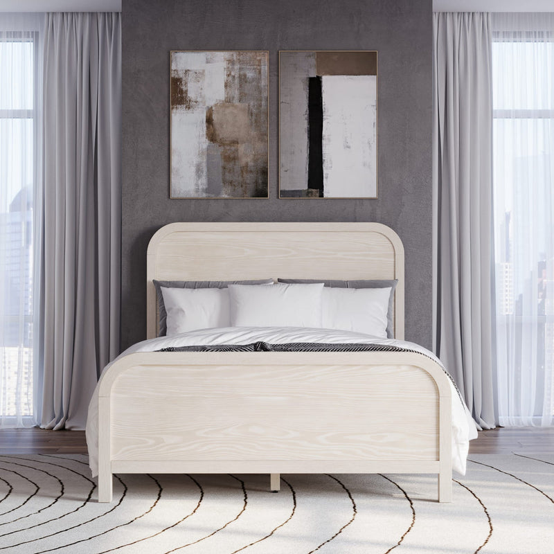 Drake Wood Platform Bed in Sugar