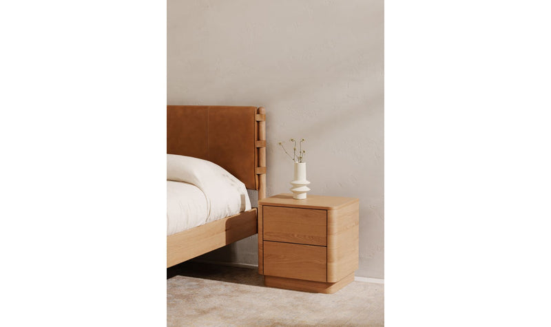 Round Off Tall Nightstand