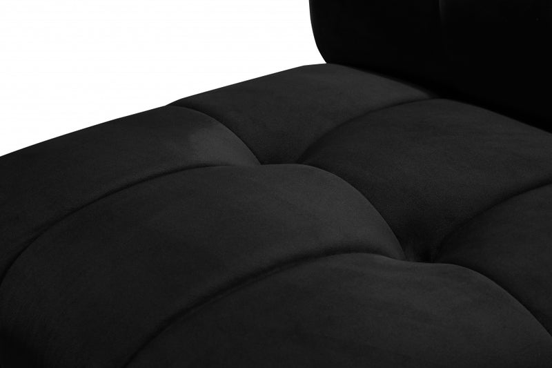 Limitless Modular Velvet 2 Piece Loveseat