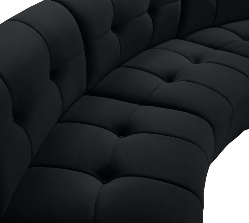 Limitless Modular Velvet 2 Piece Loveseat