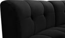 Limitless Modular Velvet 2 Piece Loveseat