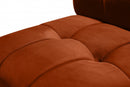 Limitless Modular Velvet 2 Piece Loveseat