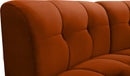 Limitless Modular Velvet 2 Piece Loveseat