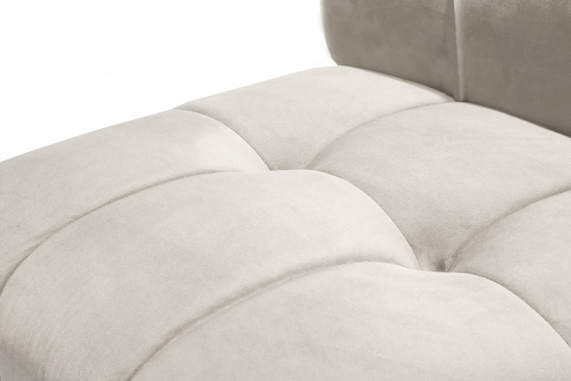 Limitless Modular Velvet 2 Piece Loveseat