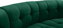 Limitless Modular Velvet 7 Piece Sectional