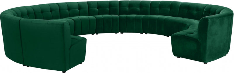 Limitless Modular Velvet 13 Piece Sectional