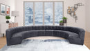 Limitless Modular Velvet 10 Piece Sectional