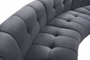 Limitless Modular Velvet 15 Piece Sectional