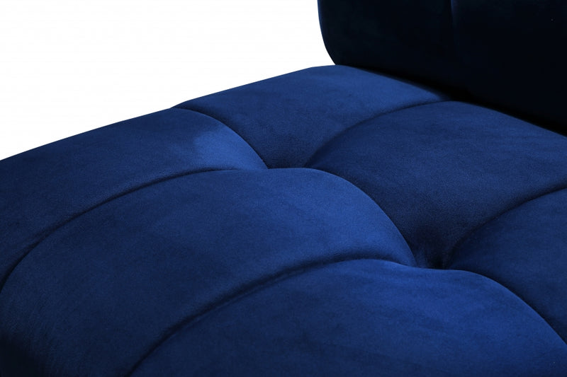 Limitless Modular Velvet 2 Piece Loveseat