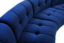 Limitless Modular Velvet 15 Piece Sectional