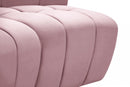 Limitless Modular Velvet 2 Piece Loveseat