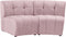 Limitless Modular Velvet 2 Piece Loveseat