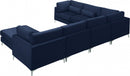 Julia 7 Piece Velvet Modular Reversible Sectional