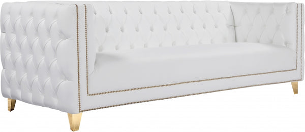 Michelle Faux Leather Sofa