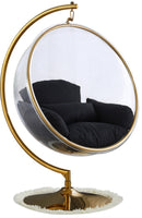 Luna Acrylic Swing Bubble Accent Chair