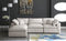 Cozy 4 Piece Velvet Modular Overstuffed Reversible Sectional