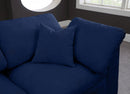 Cozy 5 Piece Velvet Modular Overstuffed Reversible Sectional