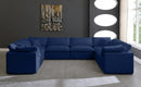 Cozy 8 Piece Velvet Modular Overstuffed Reversible Sectional