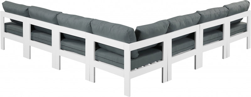 Nizuc Aluminum Modular 7pc Sectional