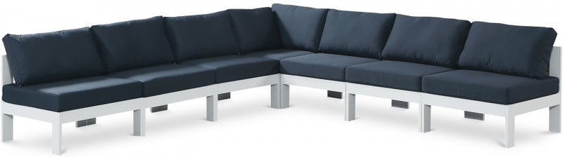 Nizuc Aluminum Modular 7pc Sectional