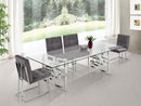 Alexis Chrome Dining Table