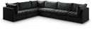 Jacob Velvet Modular 6 Piece Sectional