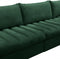 Jacob Velvet Modular 5 Piece Sectional