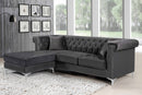 Damian Velvet Reversible Sectional