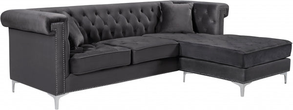 Damian Velvet Reversible Sectional